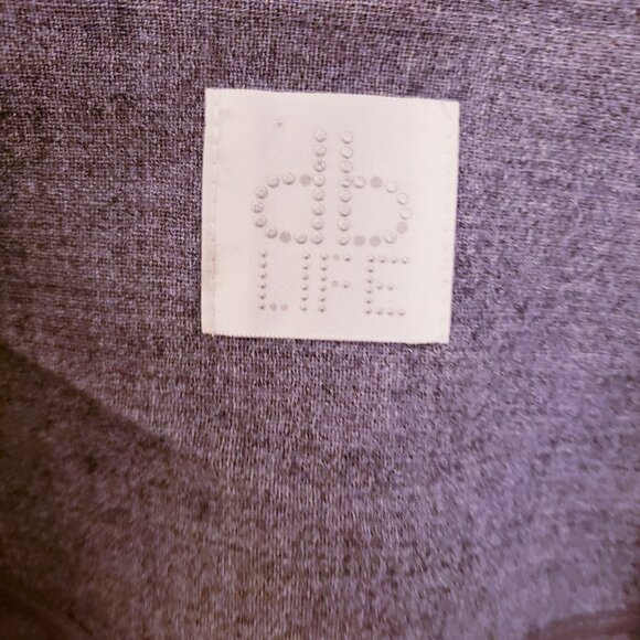 DB Life by Dana Buchman Grey Open Front Lightweight Wool Blend Jacket Size L EUC - Picture 8 of 9